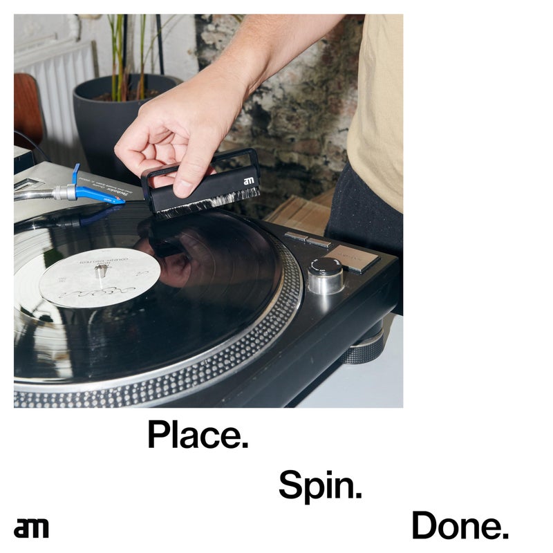 AM Record Cleaner Brush, Ultra Fine Carbon Fibre, Record Anti-Static for Music Lovers, Lifts Dust & Reduces Friction, Record Cleaning Must Have - Image 5